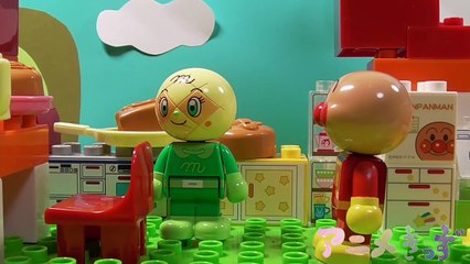 アンパンマン おもちゃアニメ メロンパンナちゃん のおうちへ遊び