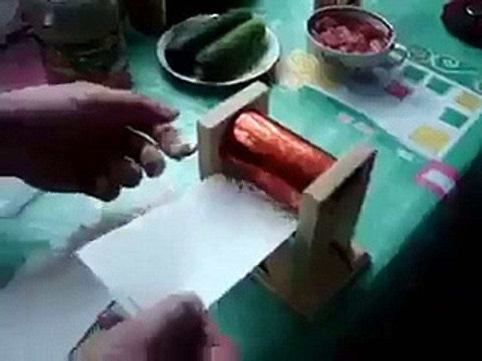 a guy making fake currency