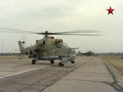 Транспортно-боевой вертолет Ми-24. voenvideo.ru