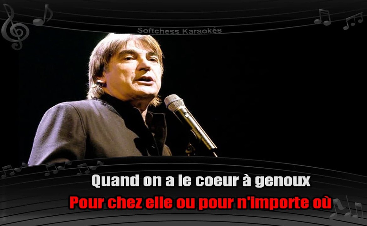 Karaoké Serge Lama - Seul tout seul