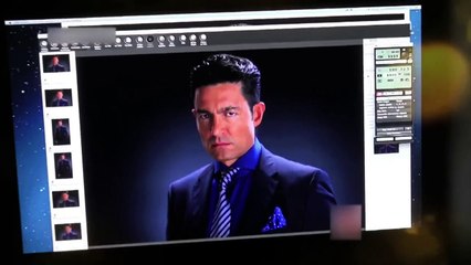 FERNANDO COLUNGA entre los flashes de "Pasión y poder"