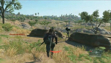MetaL gear solid V the phantom pain, gameplay español parte 17, Mision 15 huella de fantasmas