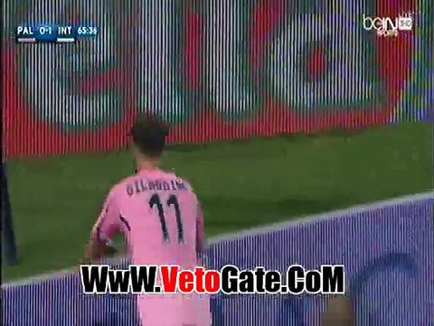 ألبيرتو جيلاردينو يتعادل بالهدف الاول باليرمو فى انتر ميلان