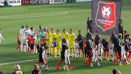 24/10/15 : FCL-SRFC : entrée des équipes