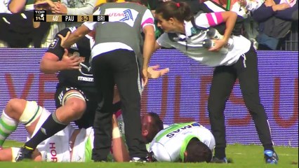 TOP 14 - Résumé Pau - Brive : 13-18 - J6 - Saison 2015/2016