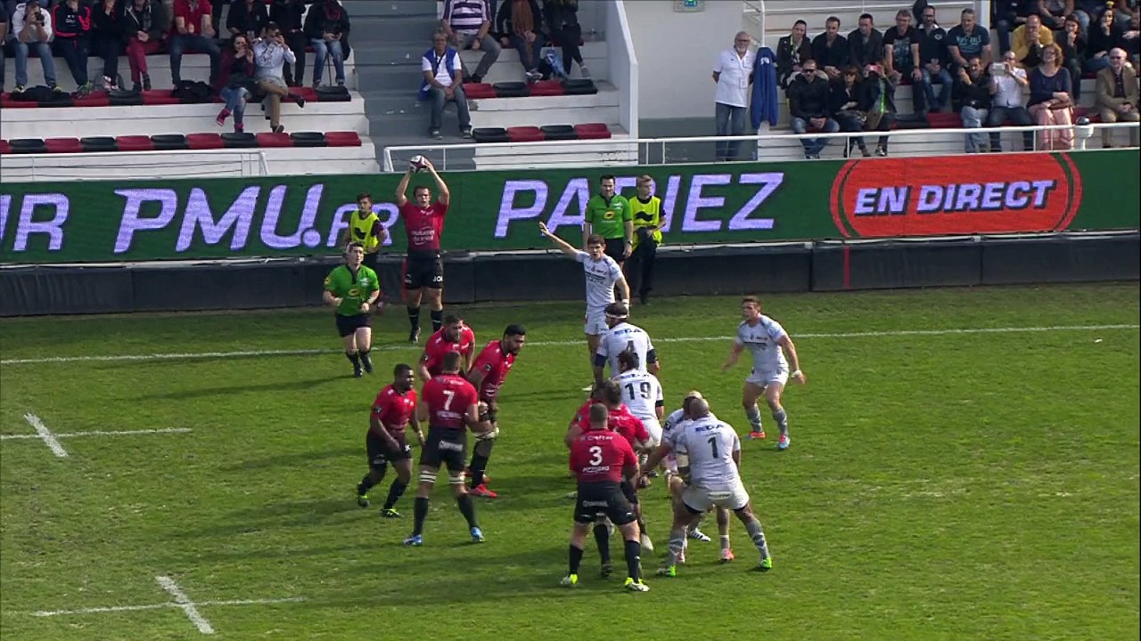 Toulon-Oyonnax: 61-3 - Essai Delon Armitage (TLN) - J6 - Saison 2015/2016