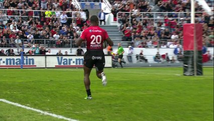 Toulon-Oyonnax: 61-3 - Essai 2 Sireli Bobo (TLN) - J6 - Saison 2015/2016