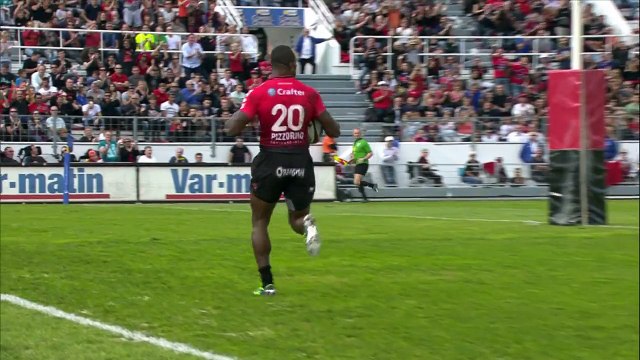 Toulon-Oyonnax: 61-3 - Essai 2 Sireli Bobo (TLN) - J6 - Saison 2015/2016