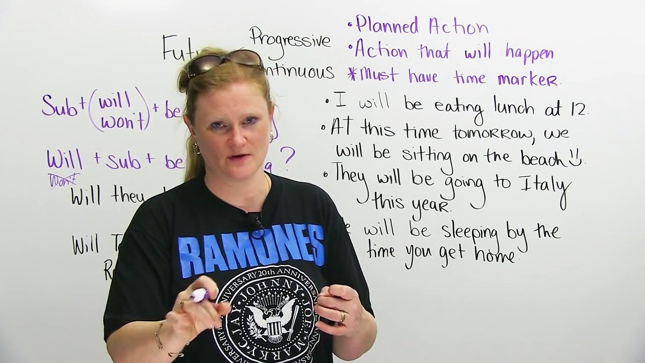 Learn the FUTURE PROGRESSIVE TENSE in English