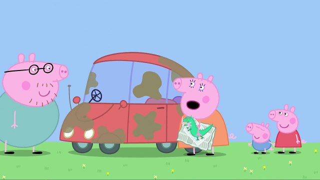 Свинка Пеппа - Гроза Мы моем машину