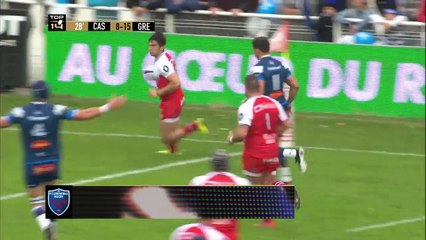 TOP 14 - Résumé Castres - Grenoble : 23-31 - J6 - Saison 2015/2016