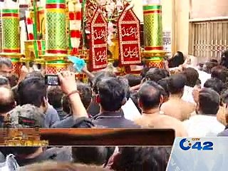 Tazia procession taken out from Imambargah Al Murtaza kangra