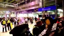 PRO-MIGRANT RIOTERS OVERRUN POLICE AT LONDON TRAIN STATION