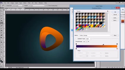Photoshop Tutorial _ 3D Logo Design in 7 min