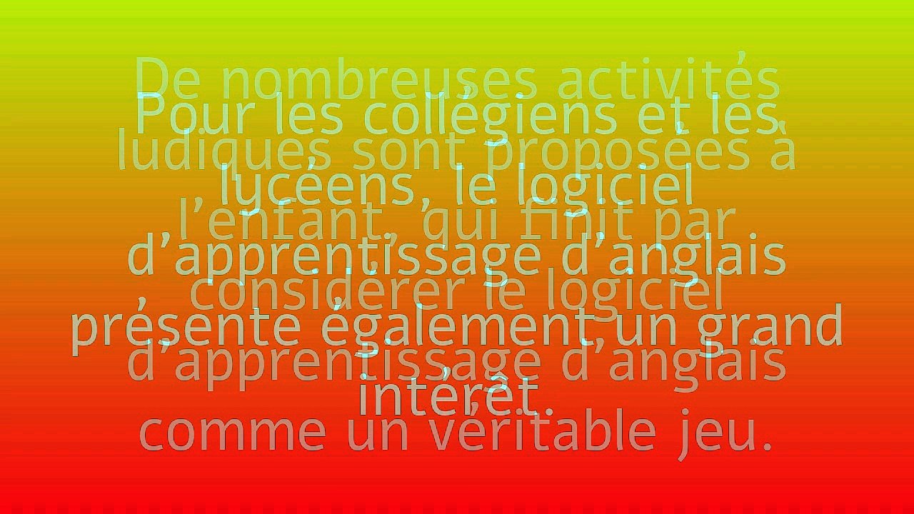 Logiciel d'apprentissage d'anglais, Meilleur logiciel pour apprendre l'anglais,