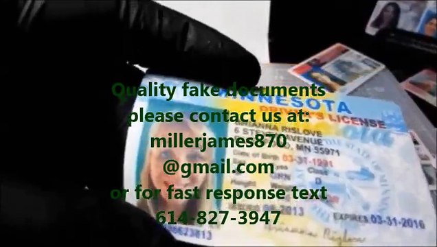 We sell quality fake id, DL's GED, diploma, visa and passports SSN, Green card and lot more