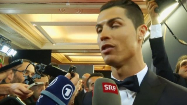 Cristiano Ronaldo named world's top footballer
