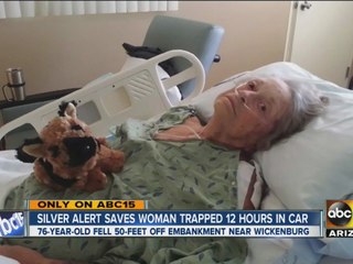 Silver Alert saves woman trapped 12 hours in a car