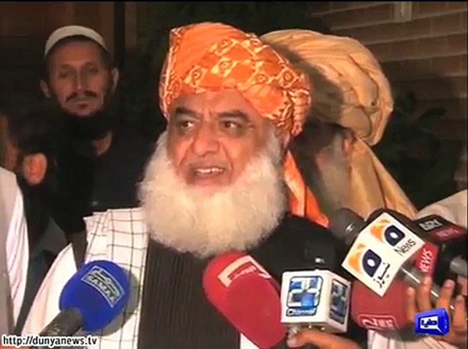 I Already Told You, Imran Khan Gets Aid From Jews - Maulana Fazal ur Rehman