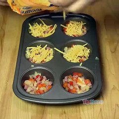 Omelette Muffins Easy Recipe Try AT hOme