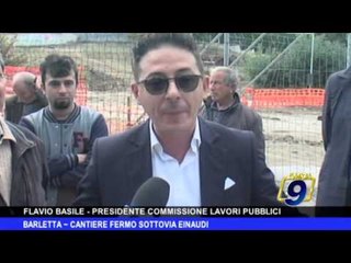 BARLETTA | Cantiere fermo sottovia Einaudi