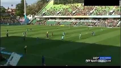 Sidnei Goal - Perth Glory 1 - 0 Adelaide United -  A-League - 25/10/2015
