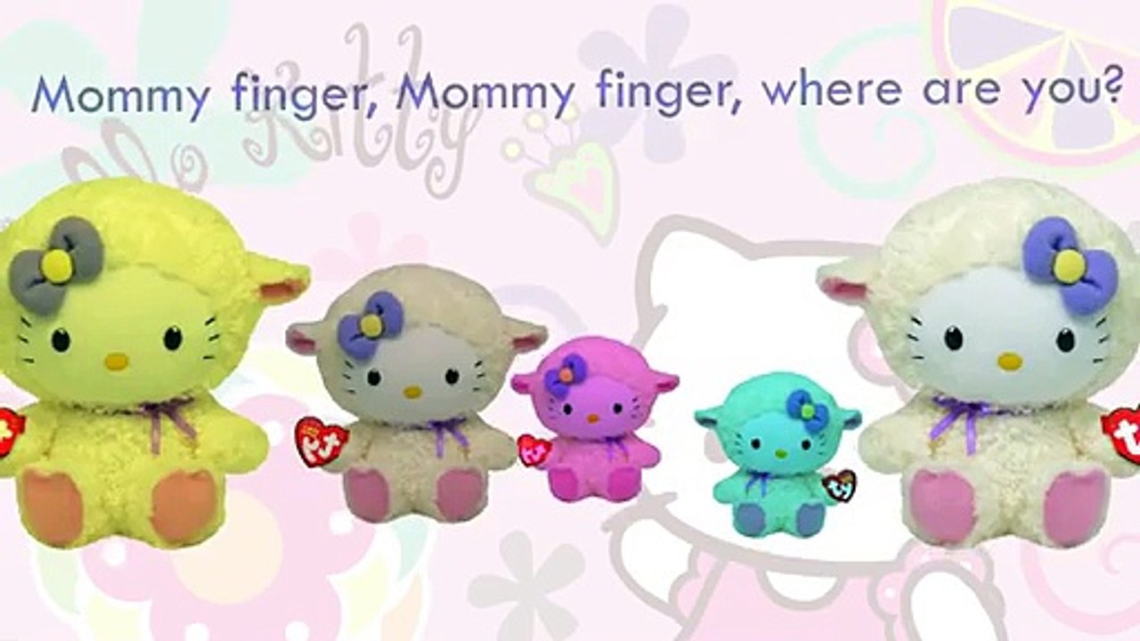 Finger Family Hello Kitty Kids Song Nursery Rhymes for Children Cartoon Songs