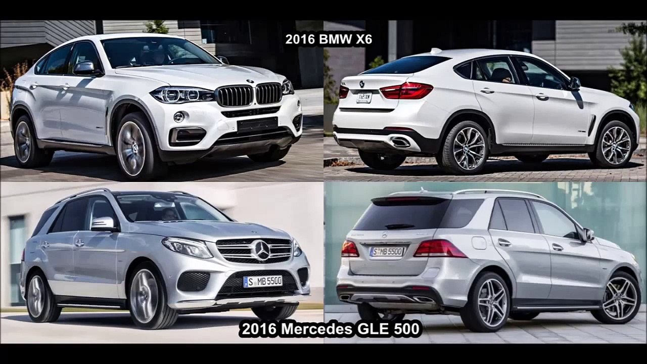 [2016] Mercedes GLE 500e VS BMW X6 - CAR VS CAR DESIGN