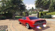 GTA 5 Vigero Modifiye Egzoz Patlatma ve Lastik Yakma