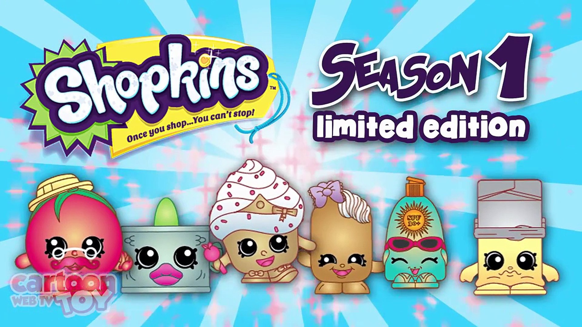 Shopkins Season 1 All Limited Edition Characters by Cartoon Toy WebTV -  Dailymotion Video
