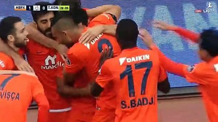 Goal Bekir Irtegun - Basaksehir 1 - 0 Konyaspor -  Super Lig - 25/10/2015