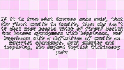 What Is Wealth? Part 2: Suckered by a Commercial Definition