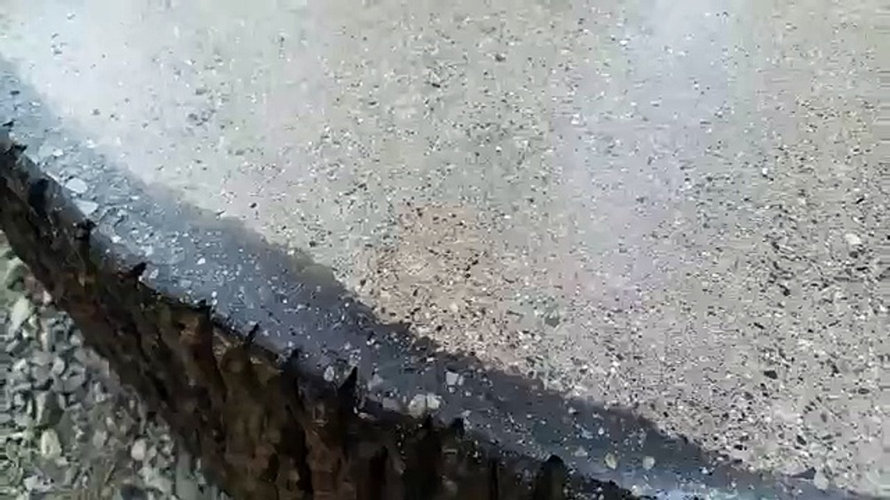 Tree Bark concrete firepit stamp mold