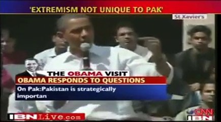 Indian Student “Why Doesn’t America Consider Pakistan a Terrorist State?” Watch Obama’s Excellent Reply