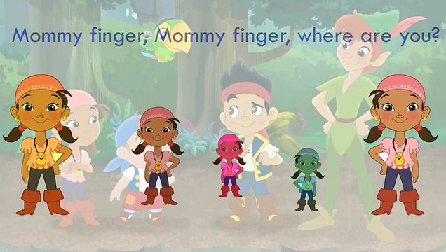 Jake And The Neverland Pirates Finger Family Song Daddy Finger Nursery Rhymes Full animate
