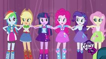 Twilight Sparkle meets Pinkie Pie and Applejack after lunch