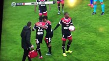 Crazy! Valenciennes' Saliou Ciss lost his head and fought with his teammates