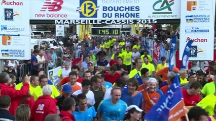 Revoir la ligne d'arrivée du Marseille-Cassis 2015