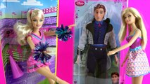 NEW Barbie Cheerleader and Frozen Hans Dolls unboxed by Barbie ★ Funny Parody Stop Motion