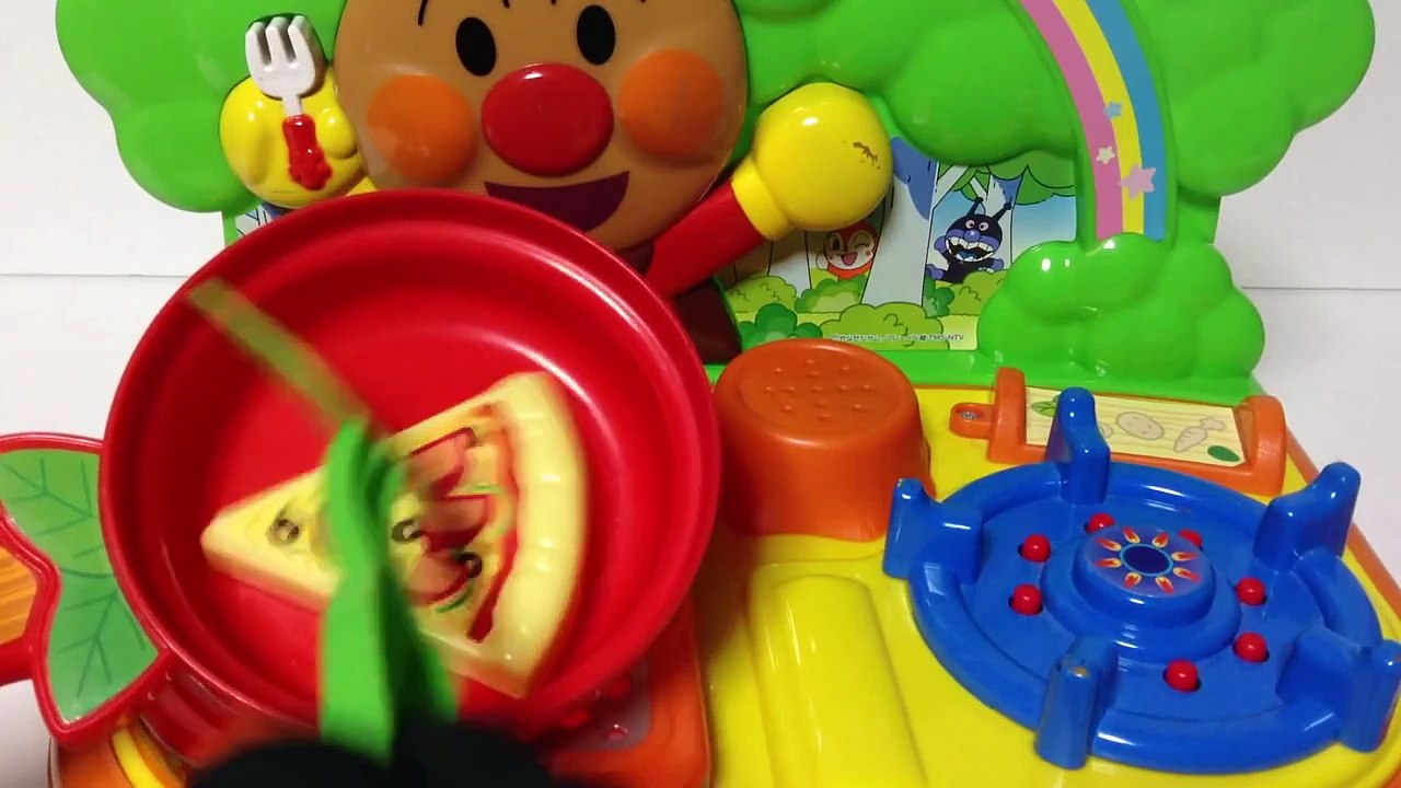 アンパンマン おもちゃ 森でおりょうりキッチンセット Cooking kitchen