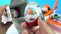 Surprise Eggs Toys Disney Planes Dusty Ripslinger Chug