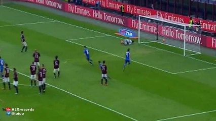 Domenico Berardi Amazing Free Kick Goal AC Milan vs Sassuolo 1-1 (Seria A) 2015