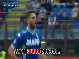 "دومينيكو بيراردي"يتعادل بالهدف الاول ساسولو فى الميلان