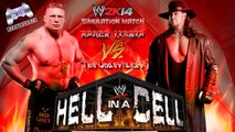 Wrestling Fight - Hell in a Cell Sim Match - The Undertaker vs Brock Lesner (WWE 2K14)
