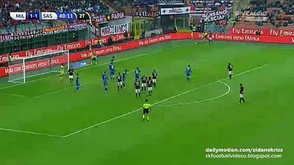 2-1 Luiz Adriano Amazing GOAL - Milan v. Sassuolo 25.10.2015 HD