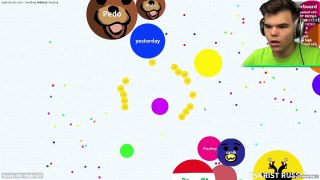 CHANGE OF STRATEGY! (AGAR.IO FUNNY MOMENTS)