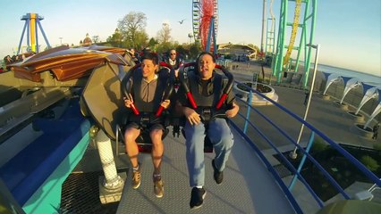 Gatekeeper Roller Coaster Front Seat Rider Cam POV Off Ride Shots Cedar Point