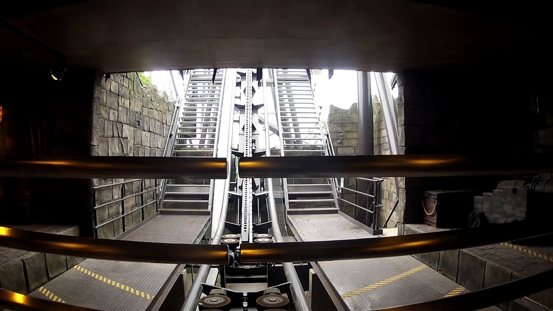 Krake Roller Coaster Pov B M Dive Machine Heide Park Germany Dailymotion Video