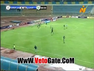 "احمد رؤوف"يتعادل بالهدف الاول المصرى فى مصر المقاصه