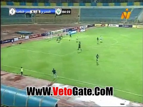 احمد رؤوف يتعادل بالهدف الاول المصرى فى مصر المقاصه